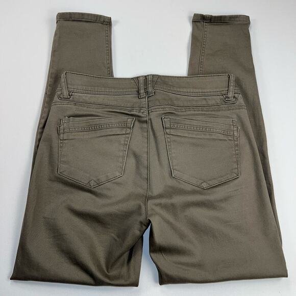 Democracy "Ab"solution Tummy Control Khaki Tan Mid Rise Skinny Jeans Size 6 - Picture 10 of 12